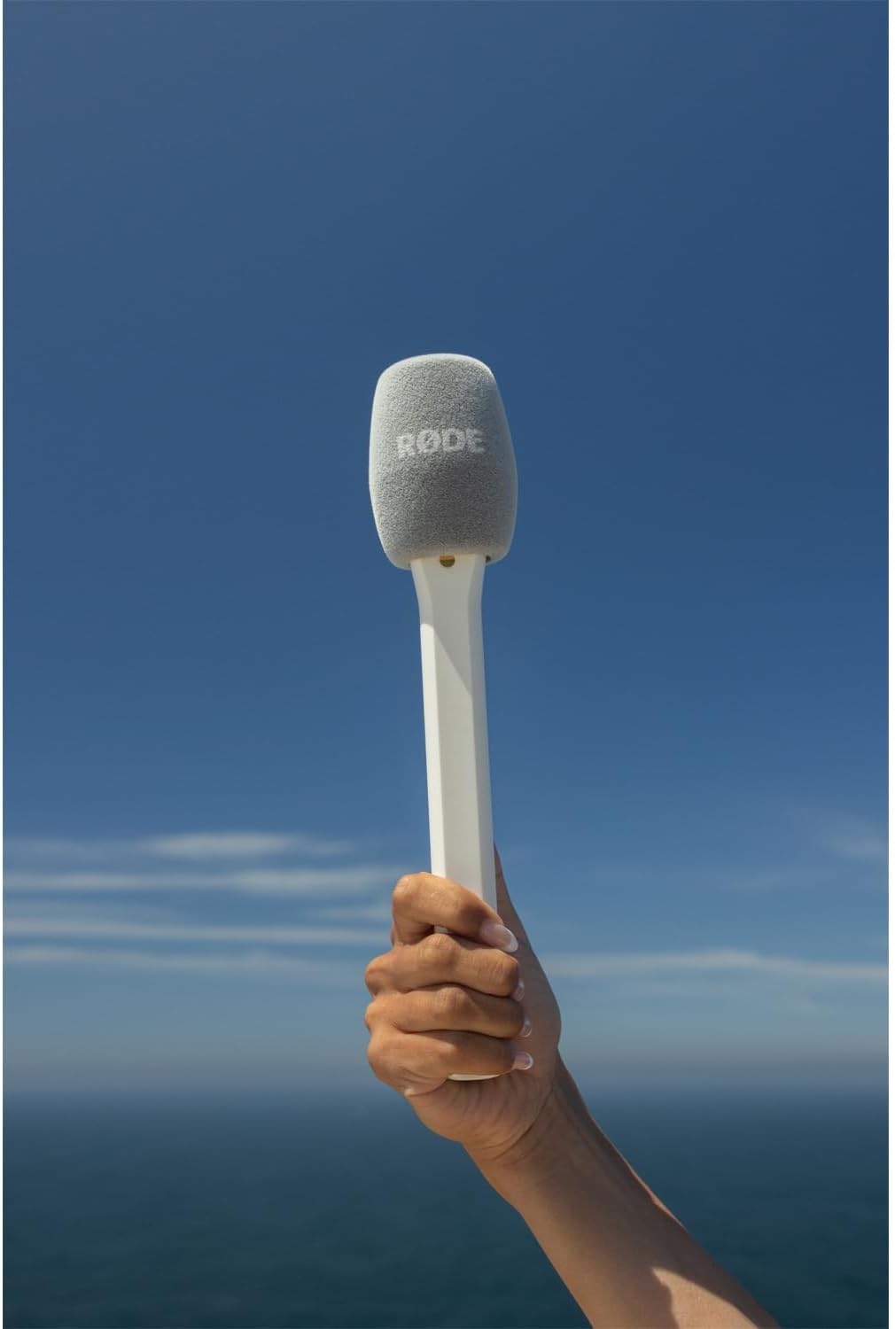 Rode Interview Micro Handadapter für Wireless Micro Mikrofon-System Weiss mit keepdrum Mikrofasertuc