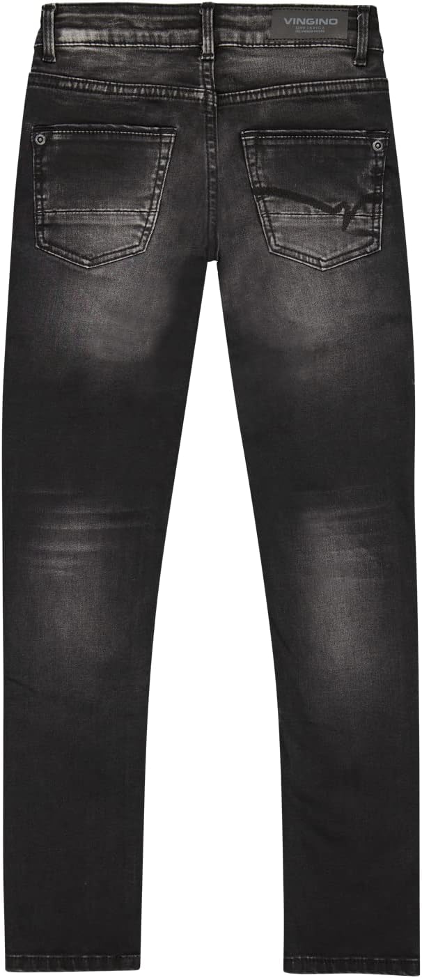 Vingino Mädchen Bettine Jeans, Black Vintage