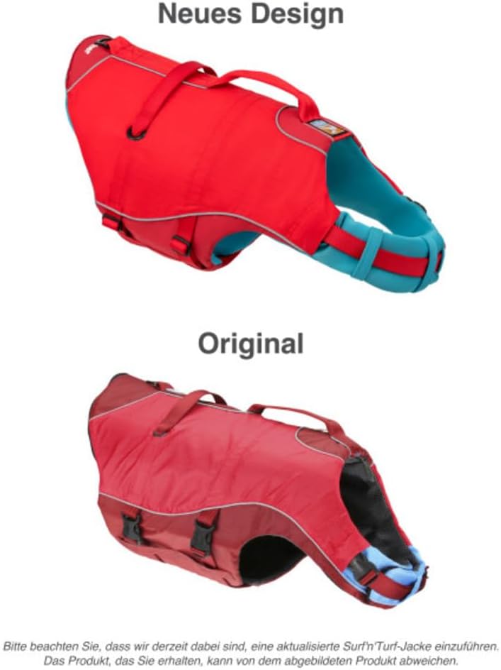 Kurgo Surf N Turf Hundeschwimmweste, Reissfestes Material, Mit Reflektoren und 2 Griffen ausgestatte