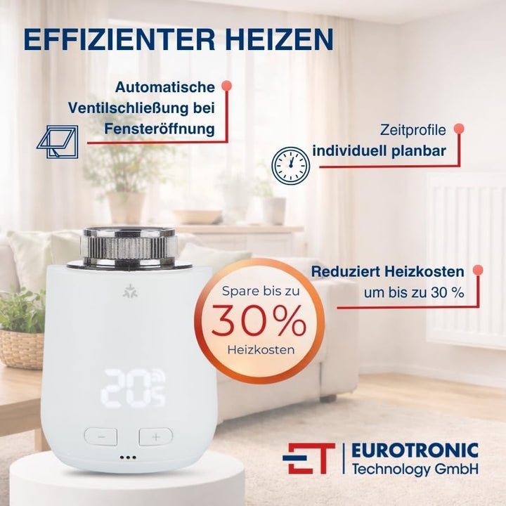 Eurotronic Comet Zero Matter, Energiesparregler mit Funkstandard Matter (individuell programmierbar,