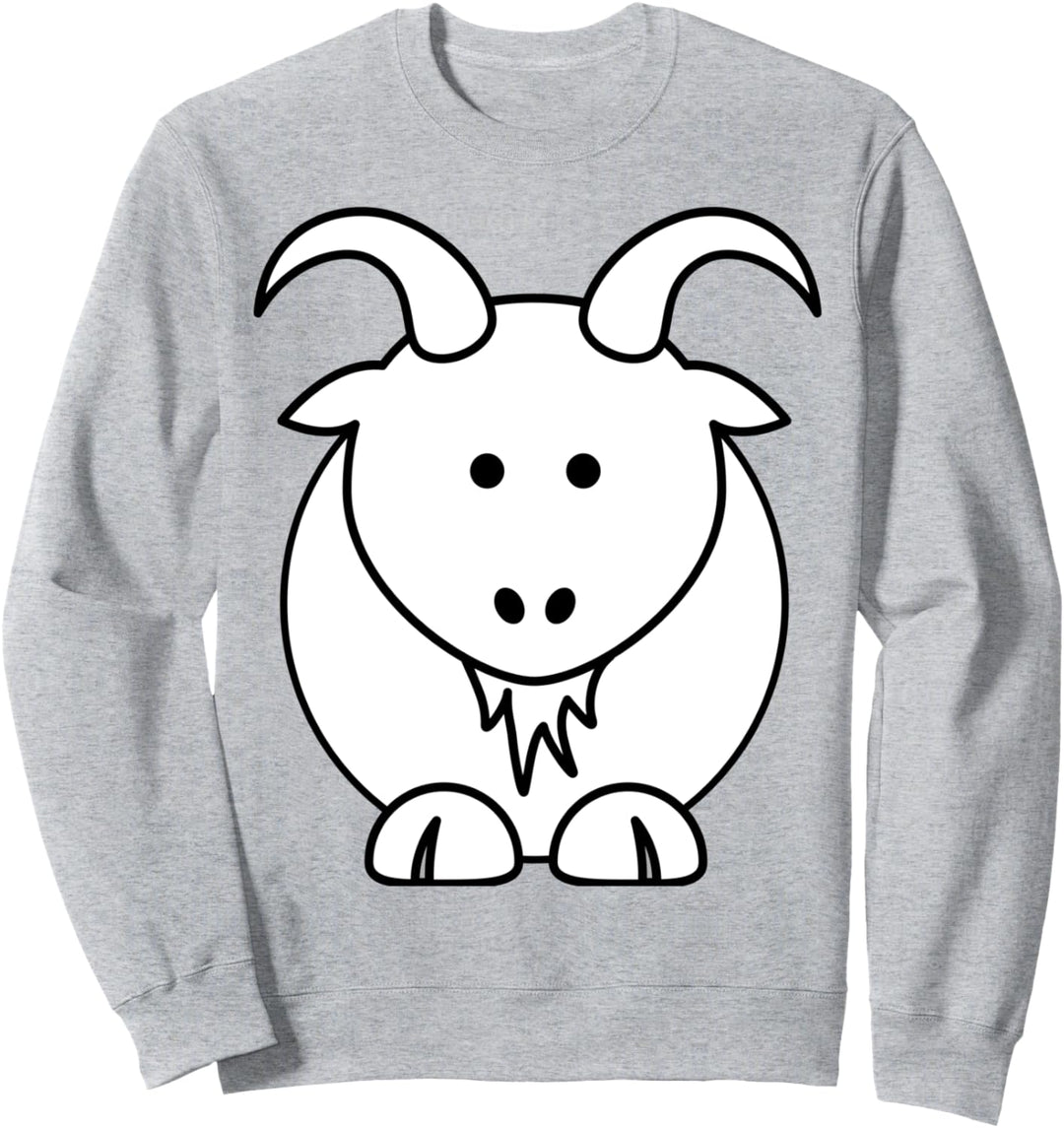 Billy Goat Cartoon Sweatshirt