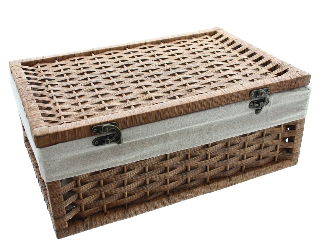 FRANK FLECHTWAREN Universaltruhe Präsent, aus Vollweide, 44 x 29 x 18 cm, vielseitig anwendbar,