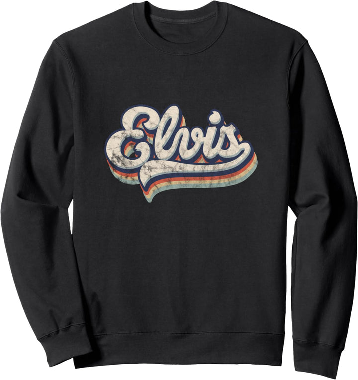 Elvis Name Spitzname Alias 70er 80er Jahre Vintage Sweatshirt