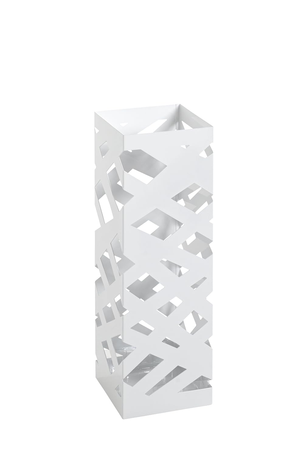 HAKU Möbel Schirmständer, Metall, weiss, B 16 x T 16 x H 48 cm, Weiss