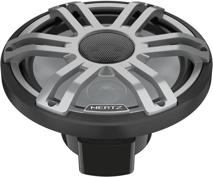Hertz HMX 6.5 S-LD-G - 6.5" Marine Sport High Performance Koax Lautsprecher grau RGB LED, 2er Set