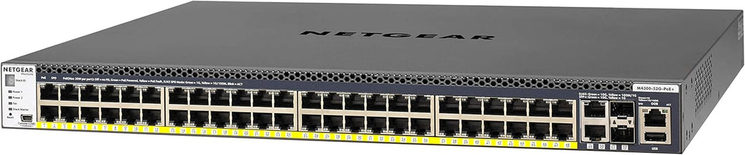 NETGEAR GSM4352PA-100NES M4300 52-Port Gigabit PoE plus Switch