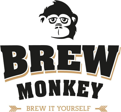 Brew Monkey® Bierbrauset Helles | Basic Set 5 Liter Bier | 6,4% Vol. | Bier Brauen Set | Männergesch