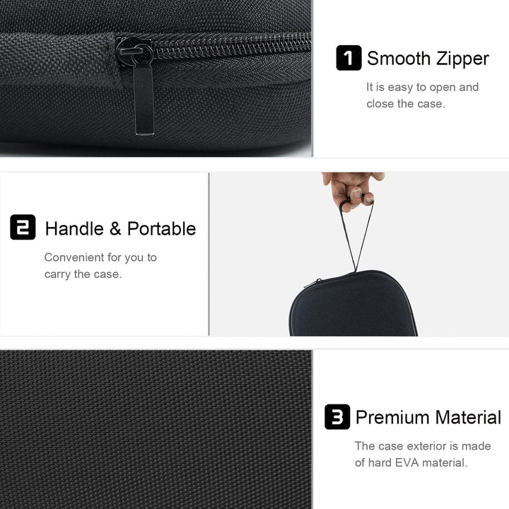 Harte Tasche Hülle Case Kompatibel mit Soundcore by Anker Q11i Q20i Q30 Q45 / Life Q30 / H30i / Spac