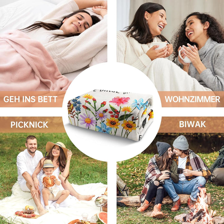 Muttertagsgeschenk für Mama, Dankeschön Geschenk zum Muttertag, Danke für Alles Kuscheldecke, Geburt