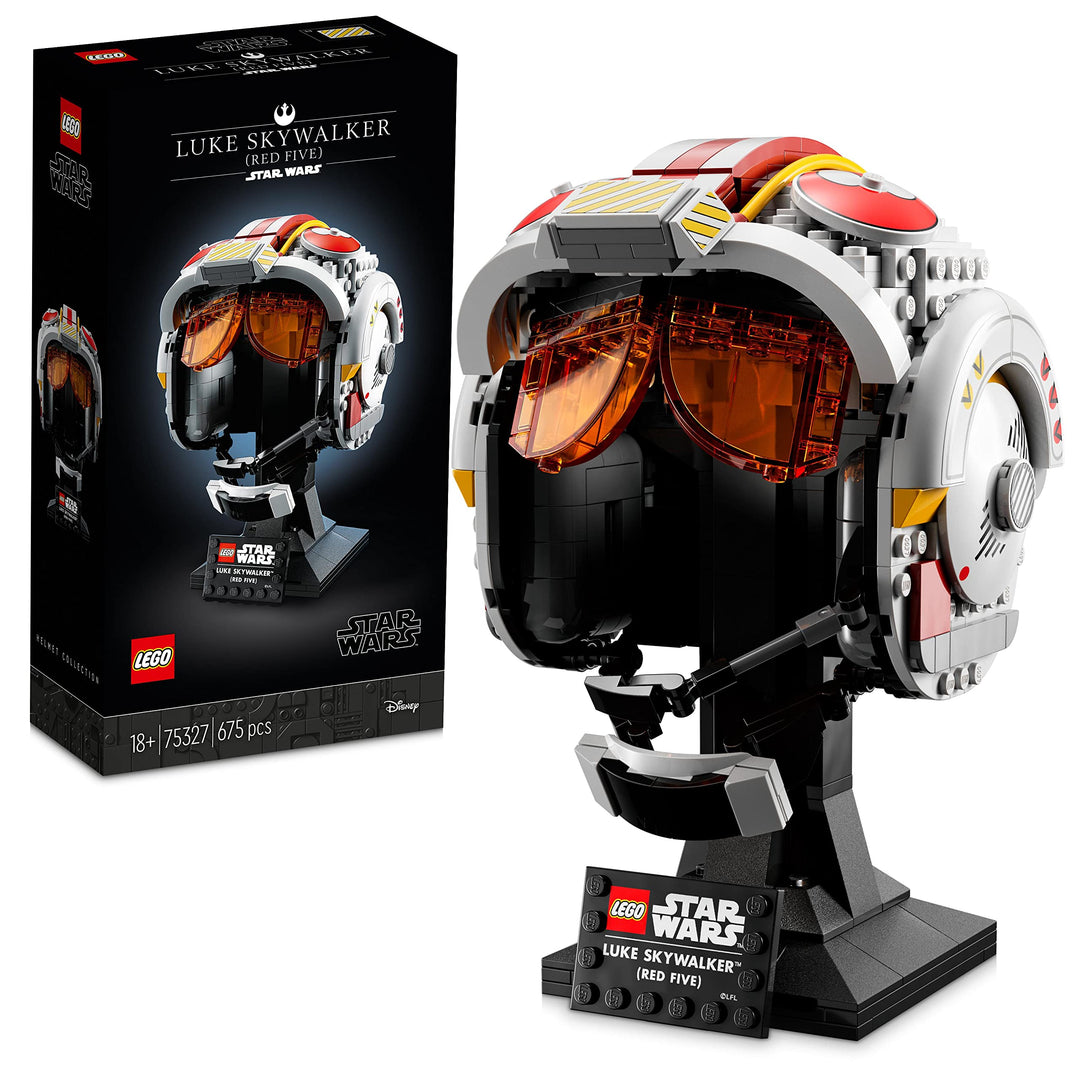 LEGO 75327 Star Wars Helm von Luke Skywalker (Rot Fünf) Modell, Sammlerstück und ein tolles Geschenk