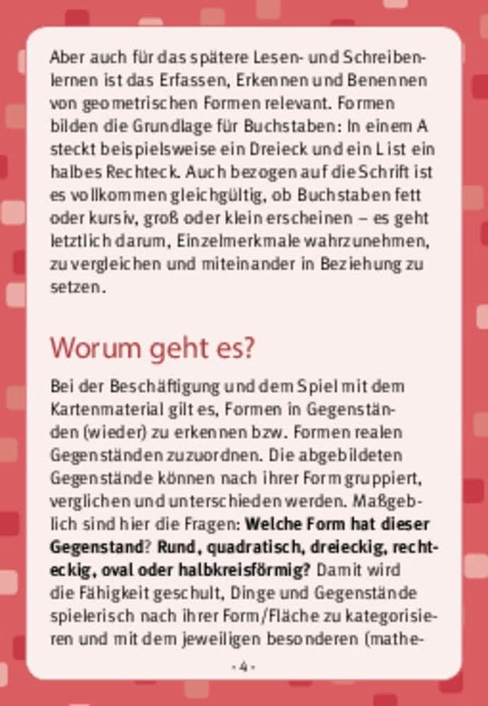 Rund, eckig oder was?: Denk- und Legespiele zu Formen für Kinder von 3 bis 6 (Denk- und Legespiele f
