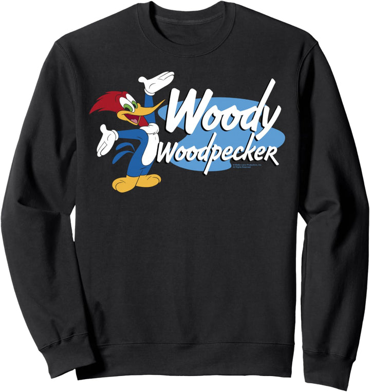Woody Woodpecker Large Bold Logo Portrait Sweatshirt