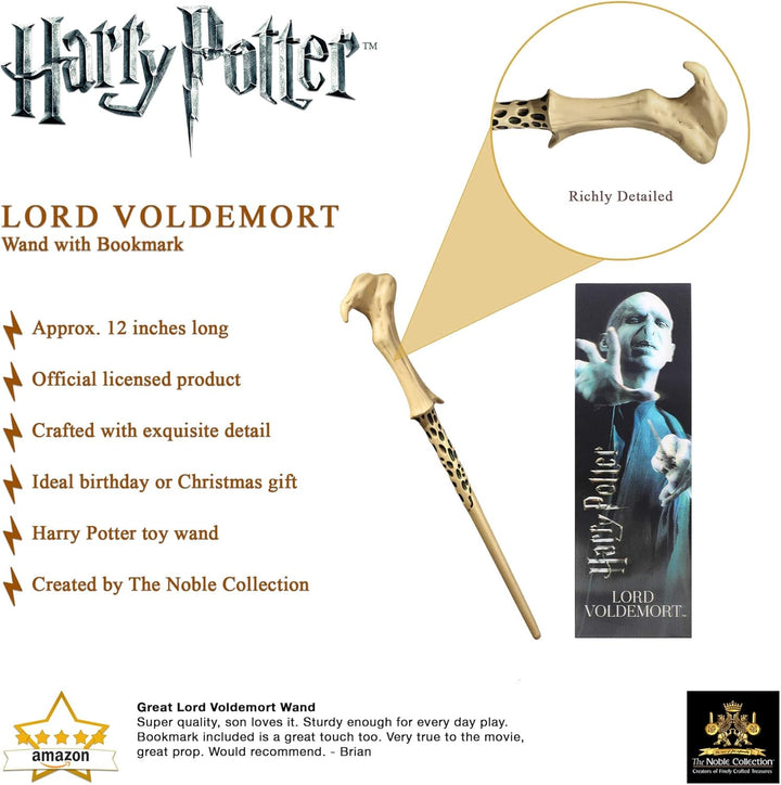The Noble Collection NN6317 Zauberstab inspiriert von dem Film Harry Potter, Mehrfarbig