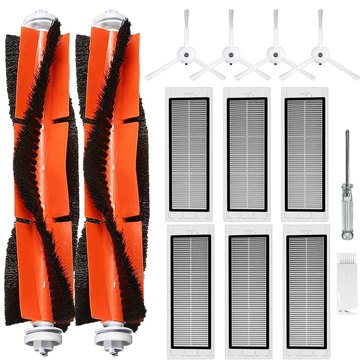 Zubehör Ersatzteile für Xiaomi Roborock S6 S60 S65 S5 Max S5 S50 S51 S55 Staubsauger, 2 Hauptbürste
