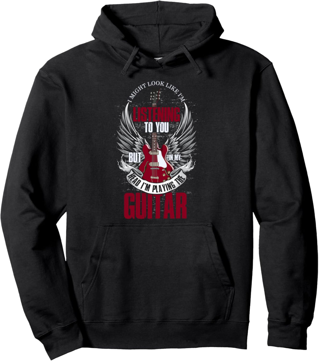 Gitarrenspieler Rock Musiker Gitarrist Lustiges Gitarre Pullover Hoodie