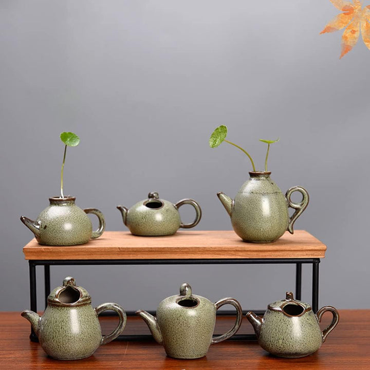 BESPORTBLE 6 Stücke Keramik Vasen Set Kleine Mini Dekorative Vasen Moderne Blumenvase Einzelne Flasc