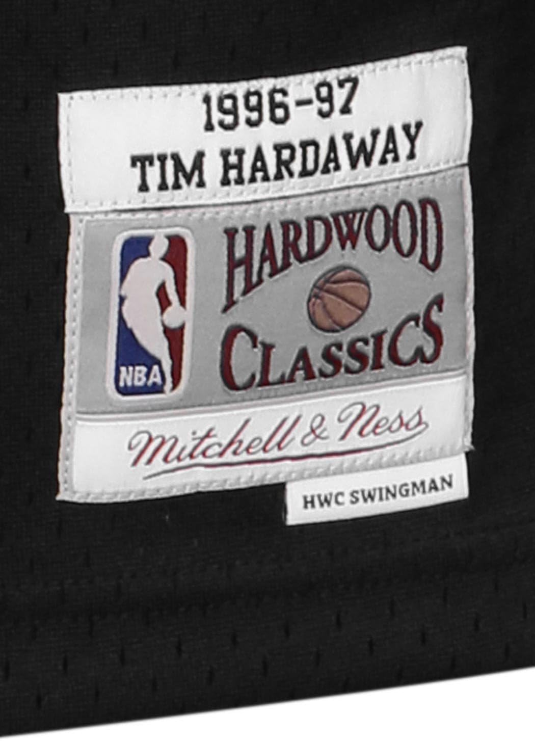 Mitchell &amp; Ness NBA Miami Heat Tim Hardaway 1996-97 Swingman Jersey M Schwarz, M Schwarz