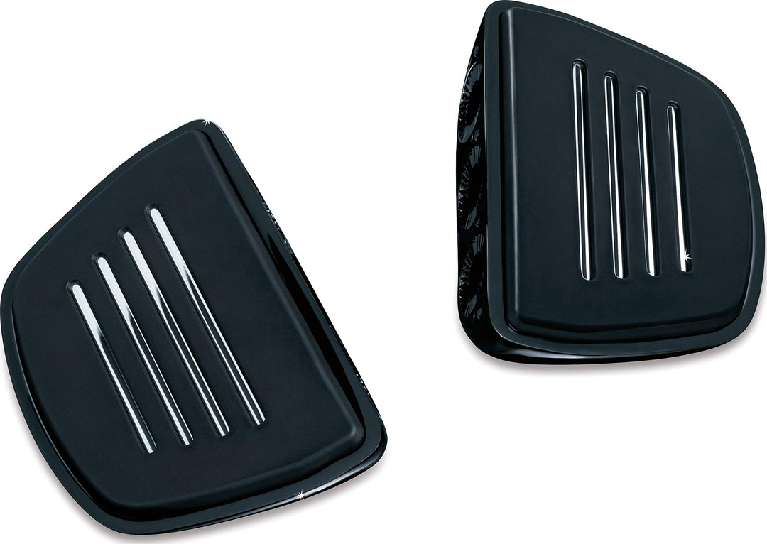 Kuryakyn 1 Paar Motorrad Fusskontrollkomponenten: Premium Mini Diele Dielen ohne Adapter schwarz glä