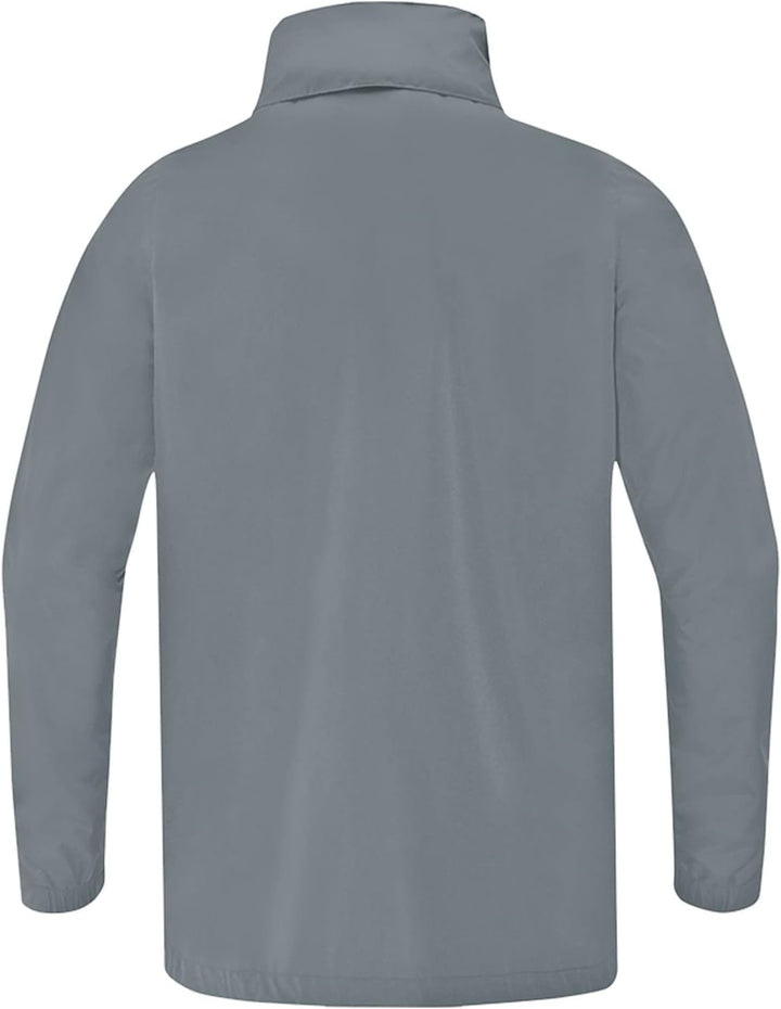 JAKO Herren Striker 2.0 Allwetterjacke (durchgehender Rv), marine/Weiss, XXL, 7419 L steingrau/Weiss