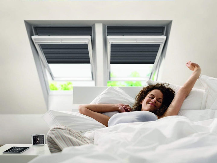 VELUX Solar-Rollladen SSL 0000S Aluminium dunkelgrau 66 x 118cm - FK06, 66 x 118cm - FK06