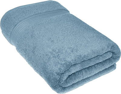 Lashuma Badehandtuch Herren Linz, Saunatuch Blau - Taubenblau, saugstarkes Strandtuch 70x200 70 x 20