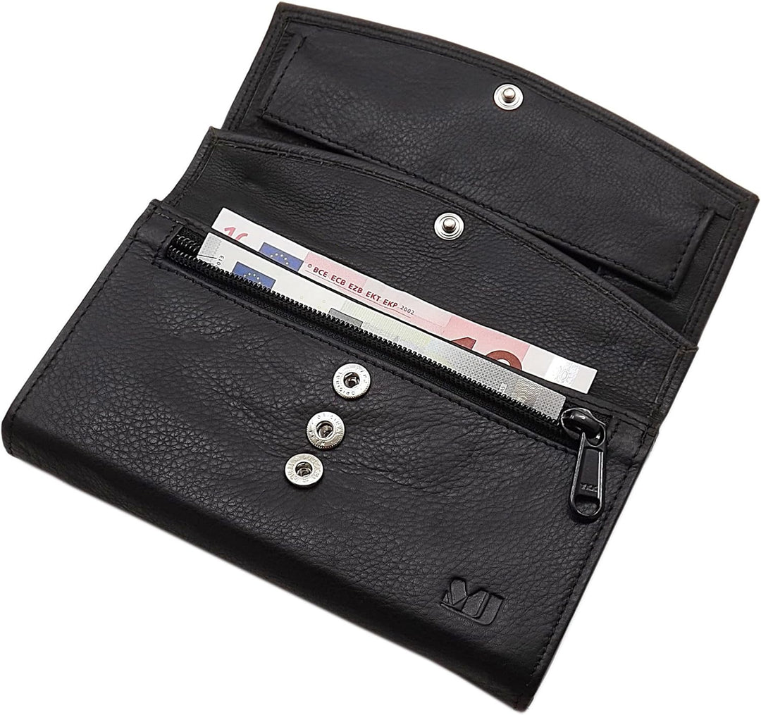 myledershop Echt Kalbsleder Kellnerbörse/Geldbörse/Geldbeutel/Portemonnaie/Portmonaise/Geldtasche/Po