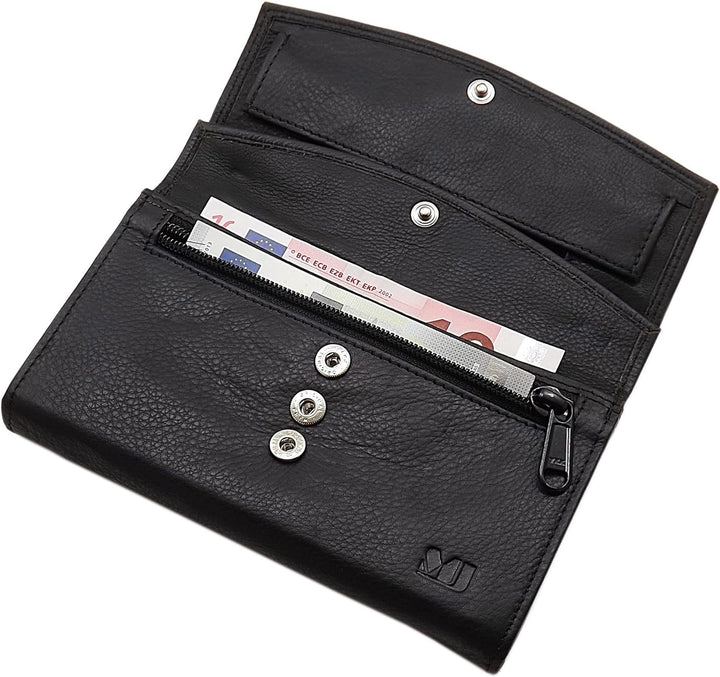 myledershop Echt Kalbsleder Kellnerbörse/Geldbörse/Geldbeutel/Portemonnaie/Portmonaise/Geldtasche/Po