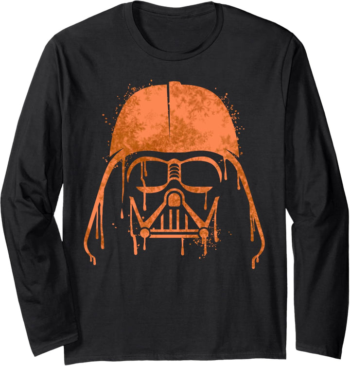 Star Wars Darth Vader Halloween Drip Poster Langarmshirt
