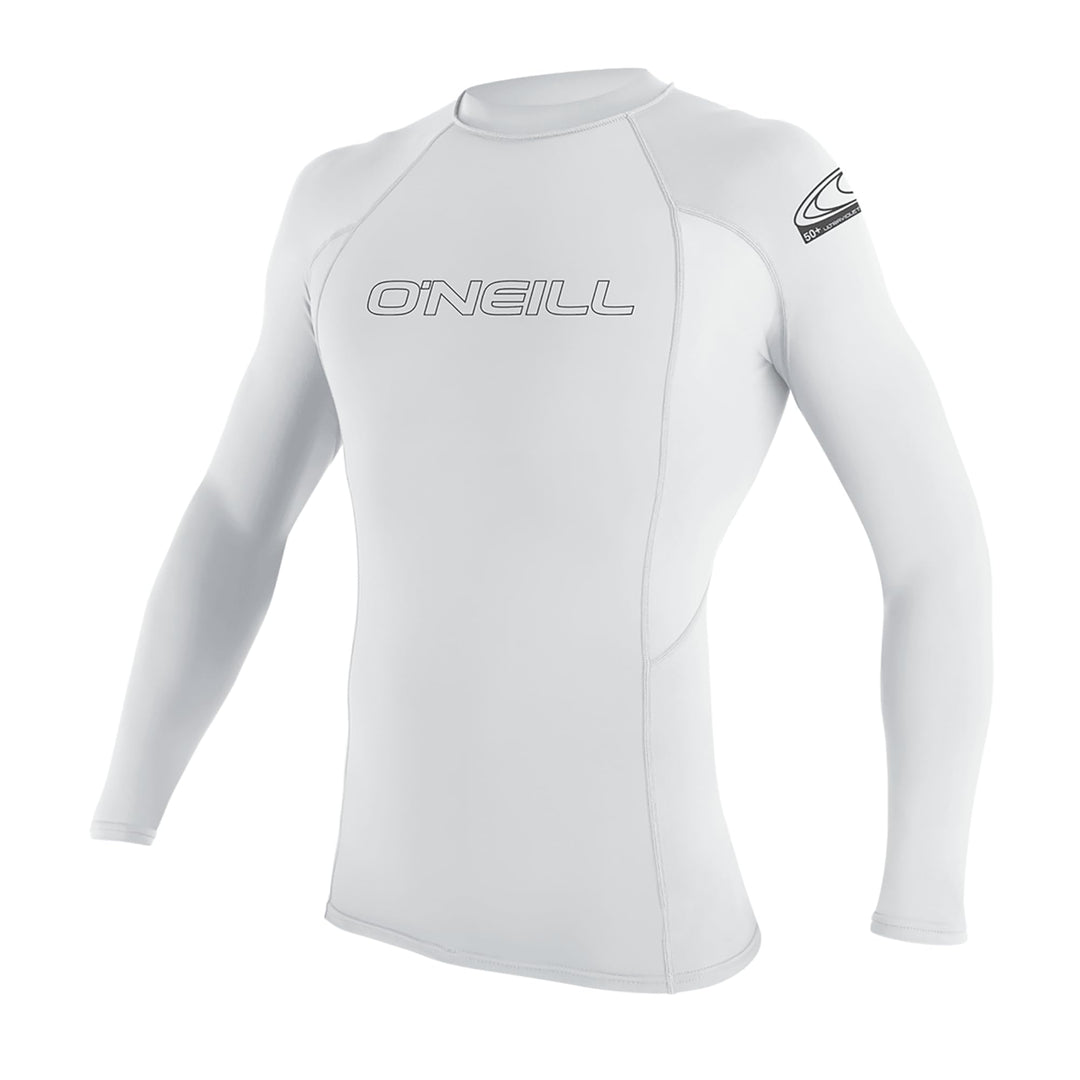 O'Neill Wetsuits Herren Uv Schutz basic skins L/S crew S Weiss, S Weiss