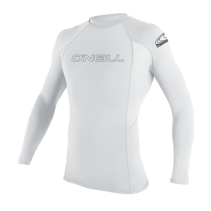 O'Neill Wetsuits Herren Uv Schutz basic skins L/S crew S Weiss, S Weiss