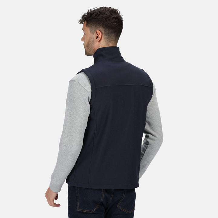 Regatta Flux Softshell-Weste für Herren (1 Stück) XL Schwarz (Schwarz/Schwarz), XL Schwarz (Schwarz/
