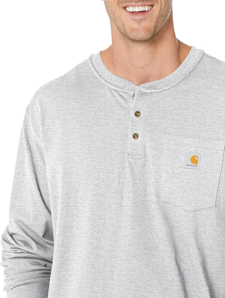 Carhartt Bekleidung K128-BLK Pocket XL Grau Meliert, XL Grau Meliert