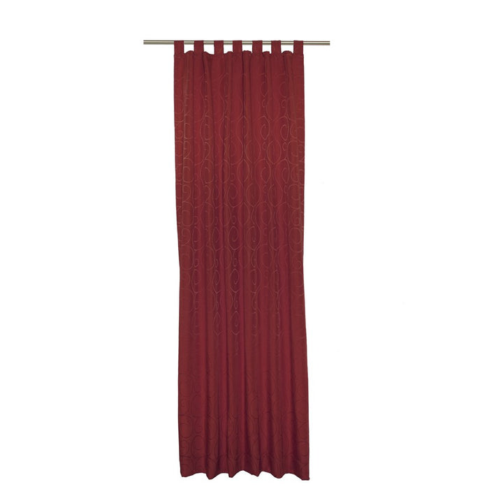 Wirth Fertigschal mit Schlaufen, Polyester-Polyacryl, Rot, 145 x 132 cm Rot 145 x 132 cm, Rot 145 x