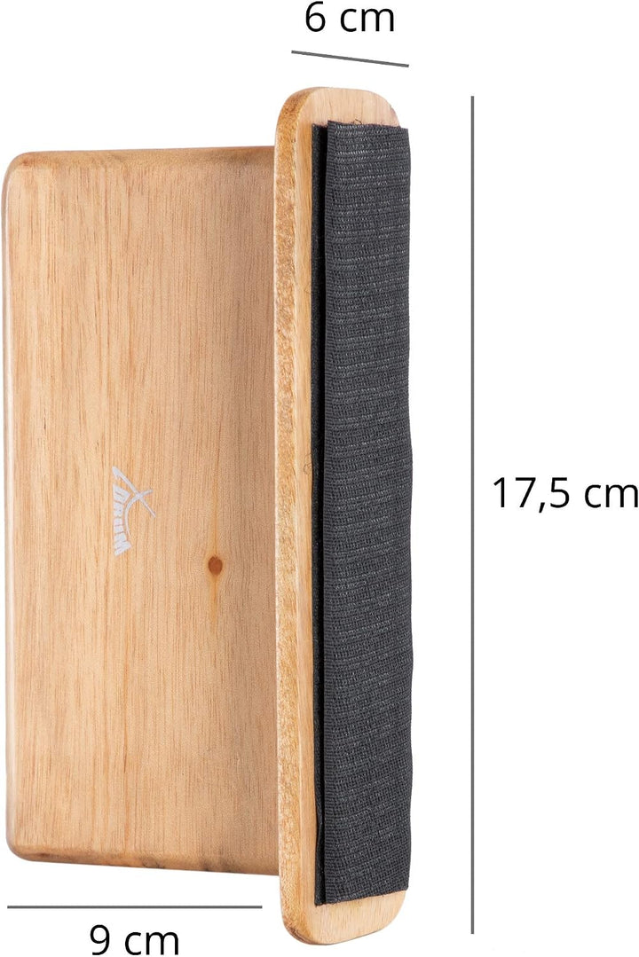 XDrum CAH-1 Cajon-Accessory Halterung - Montageplatte für Kleinpercussion - Wird an Cajon geklettet