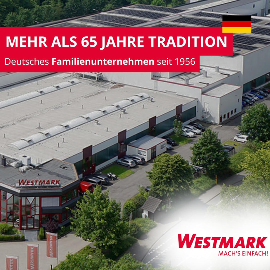 Westmark Vierkantreibe mit Schiebeverschluss, 4 Schneid-/Reibeflächen, Höhe: 26,4 cm, Rostfreier Ede