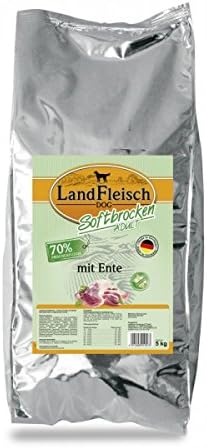 Landfleisch Dog Softbrocken Adult mit Ente, 1er Pack (1 x 5 kg)