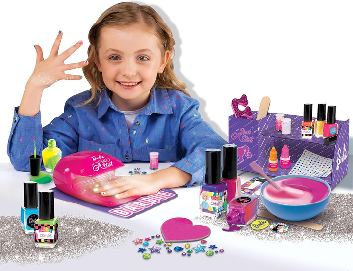 Lisciani - BARBIE - Nagelkunst - Farbwechsel - Kreatives Spiel - Glitzer und Glitzer - Nagellack, de