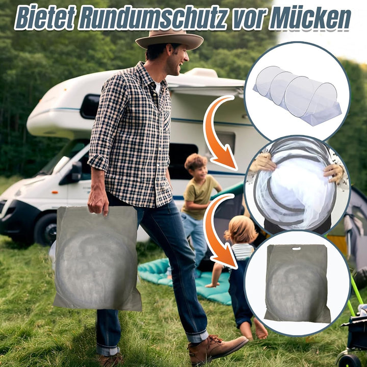 Faltbares Moskitonetz 190x 90x 90cm Pop-up Faltbares Moskitonetz Schnell und Tragbar Campingzelt Ver