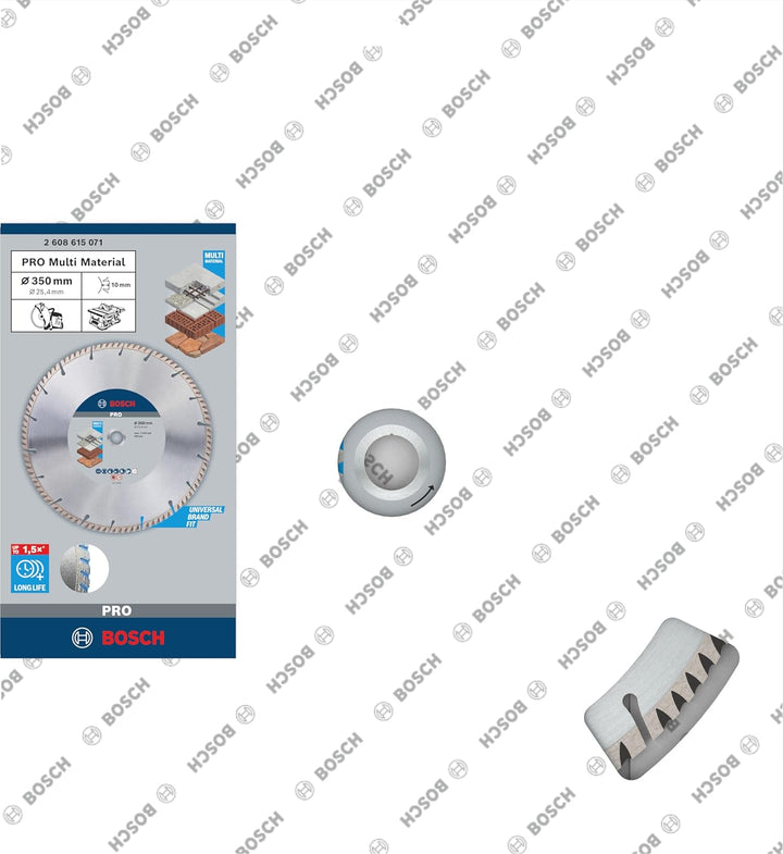 Bosch Professional Diamanttrennscheibe Standard for Universal (Beton und Mauerwerk, 350 x 25,40 mm,