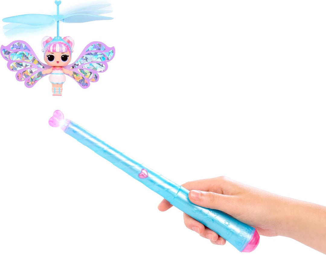L.O.L. Surprise! Magic Flyers Fairies Tots - Snowflake - Enthält 1 Puppe und 1 Zauberstab, in Einer