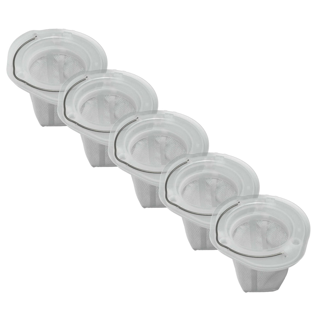 vhbw 5x Staubsaugerfilter kompatibel mit Black &amp; Decker Dustbuster DVJ215