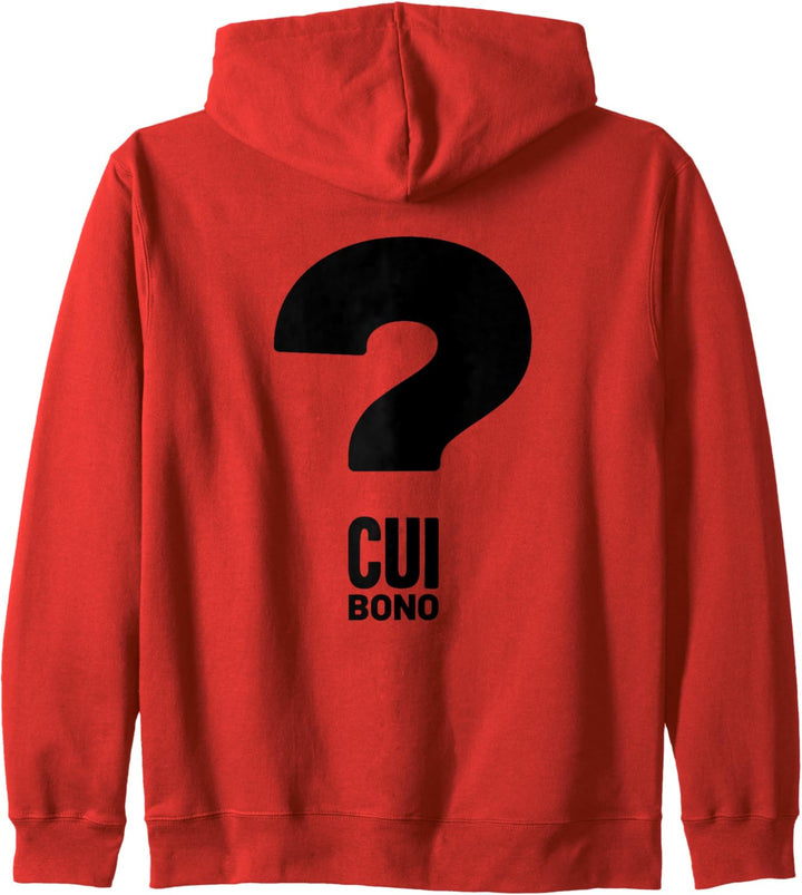 Cui Bono Fragezeichen Kapuzenjacke