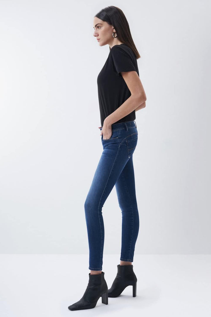 Salsa Damen Jeans Wonder 33 Blau, 33 Blau