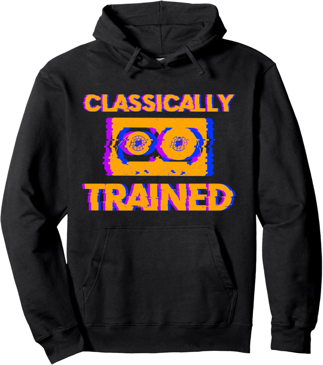 Klassisch Ausgebildet Tonbandkassette Musik Kassette DJ Pullover Hoodie