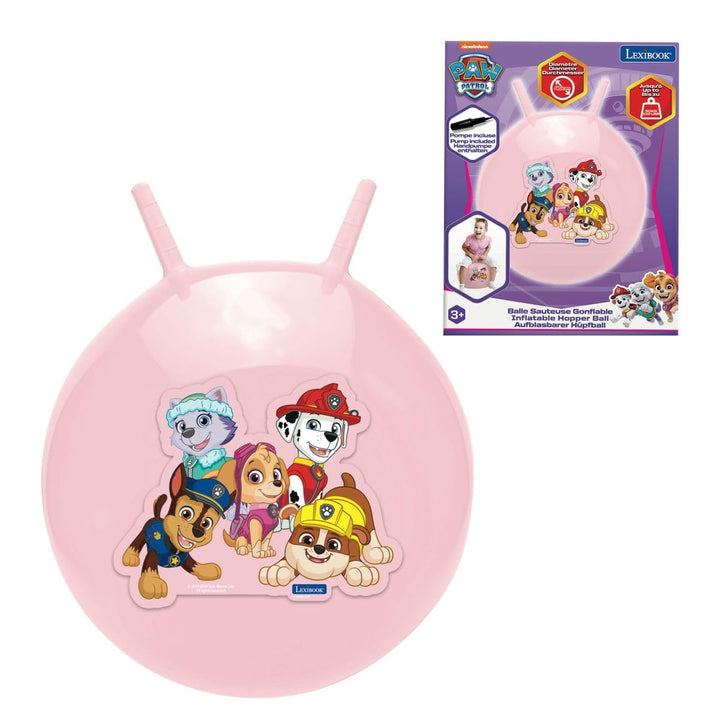 Lexibook, Paw Patrol, Aufblasbarer Hopper-Ball, inkl. Handpumpe, sicherer und haltbarer Kunststoff,