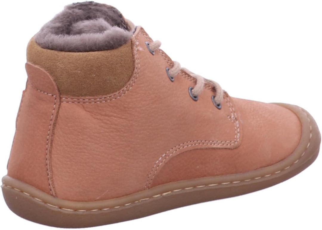 KOEL Barefoot Lauflernschuhe - Bill 2.0 Lambswool Cognac 20 EU Old Pink, 20 EU Old Pink