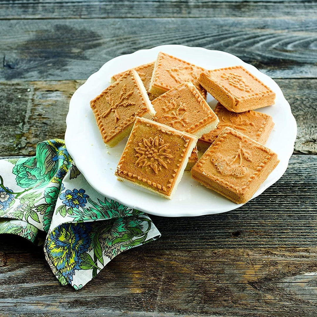 Nordic Ware 3237 Backform " Shortbread - Kuchenform " Antihaftbeschichtet, Antihaftbeschichtet
