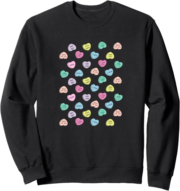 Star Wars Candy Hearts Love Valentine's Day Sweatshirt
