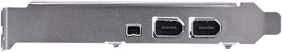 VBESTLIFE PCIE Firewire Karte, IEEE 1394 PCI Express Controller, 1394a Firewire 800 Adapter mit Fire