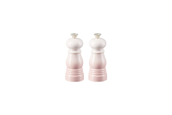 Le Creuset Kleines Mühlenset, Salz- und Pfeffermühle, ABS-Kunststoff, Je 5 x 5 x 12,1 cm, Keramik-Ma